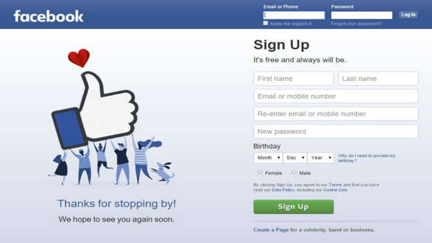 Slide 4 of 35: The Facebook logo is blue because Zuckerberg is color blind and blue is the hue he can see best.