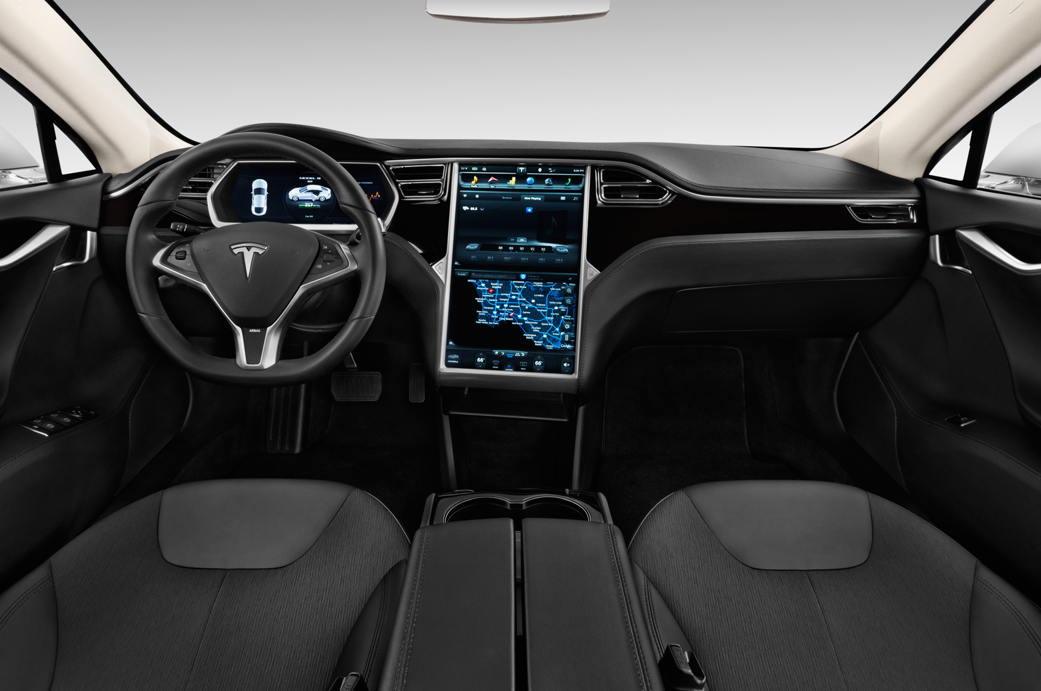 2016 Tesla Model S 90d Interior Photos Msn Autos