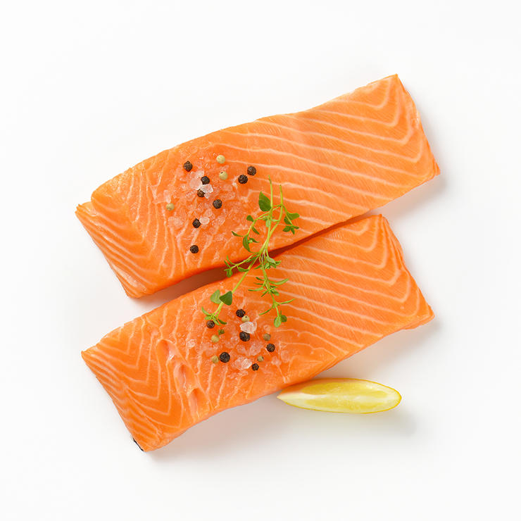 Slide 31 of 35: <p>In general, fish is healthy and protein-rich. Some wild-caught fish, such as Atlantic mackerel from Canada, sardines, and anchovies, are notable for their omega-3 fatty acids and their low level of contaminants. <a href="http://www.rodalewellness.com/food/salmon-farming?cid=isynd_PV_0616">Wild salmon</a>, an excellent source of protein, is also one of the best sources of omega-3 fatty acids from the krill and shrimp they eat—that's what gives salmon their beautiful color and makes them rich in antioxidants. (Here's more info on the <a href="http://www.rodalewellness.com/food/best-seafood-choices?cid=isynd_PV_0616">best and worst seafood to eat</a>.)</p>