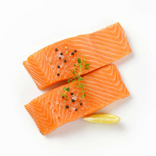 Slide 31 of 35: <p>In general, fish is healthy and protein-rich. Some wild-caught fish, such as Atlantic mackerel from Canada, sardines, and anchovies, are notable for their omega-3 fatty acids and their low level of contaminants. <a href="http://www.rodalewellness.com/food/salmon-farming?cid=isynd_PV_0616">Wild salmon</a>, an excellent source of protein, is also one of the best sources of omega-3 fatty acids from the krill and shrimp they eat—that's what gives salmon their beautiful color and makes them rich in antioxidants. (Here's more info on the <a href="http://www.rodalewellness.com/food/best-seafood-choices?cid=isynd_PV_0616">best and worst seafood to eat</a>.)</p>