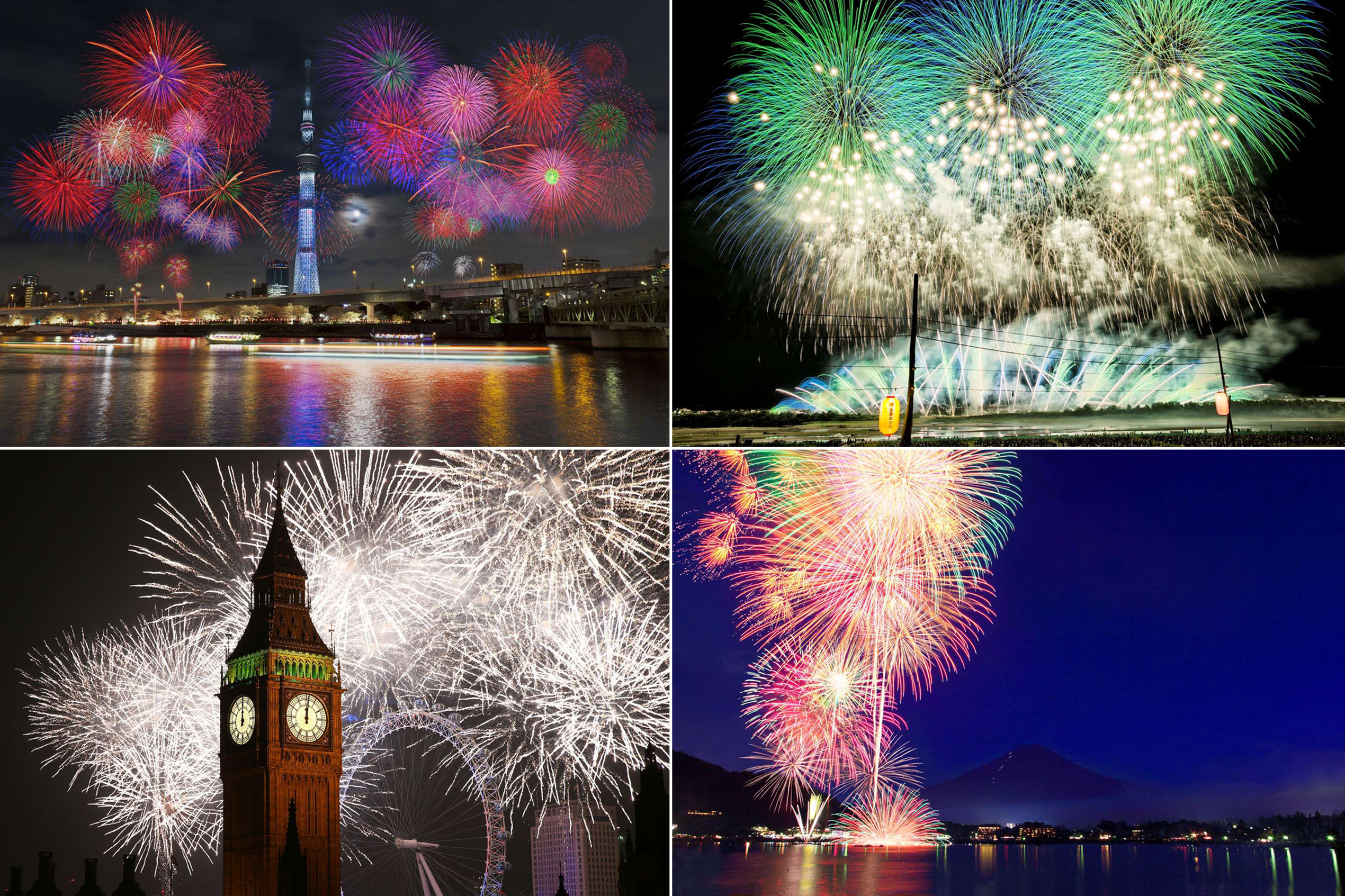 世界の打ち上げ花火 ベスト25