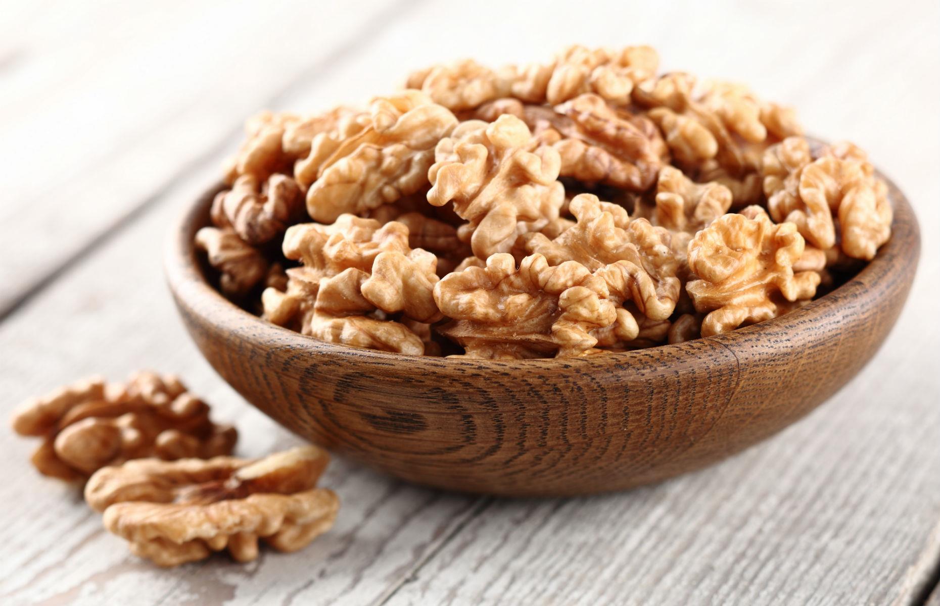 Slide 4 of 26: A study published in the American Journal of Epidemiology suggests that consuming vitamin E can help prevent cognitive decline, particularly in the elderly. Nuts, like almonds and walnuts, are an excellent source of vitamin E so why not make them part of your afternoon snack?