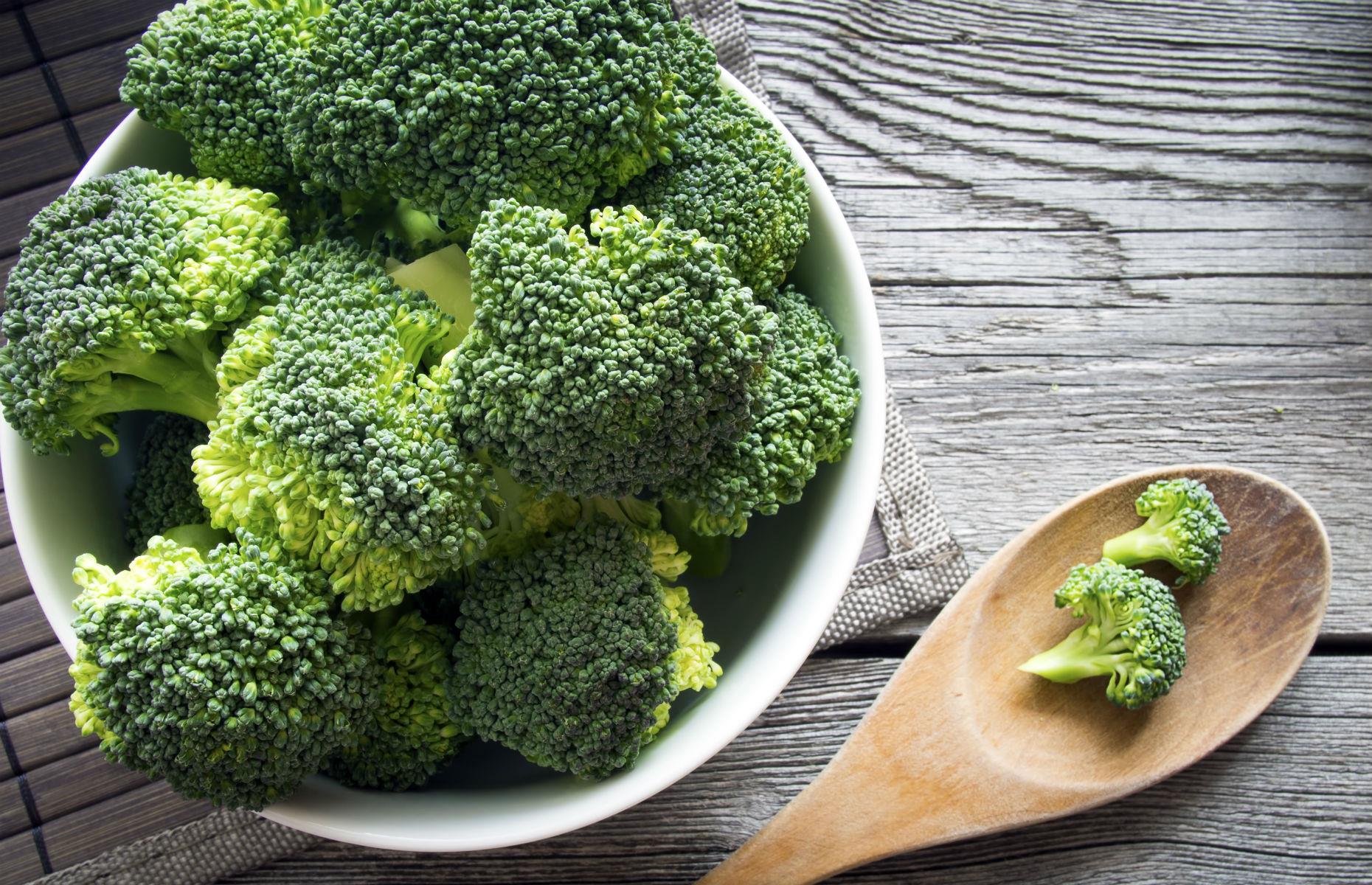 Slide 8 of 26: A 2015 US study found that vitamin K, can enhance cognitive function and improve brainpower and broccoli is full of it! Researchers found that broccoli is also high in glucosinolates, which can slow the breakdown of the neurotransmitter, acetylcholine, which we need for the central nervous system to perform properly and keep our memories sharp.