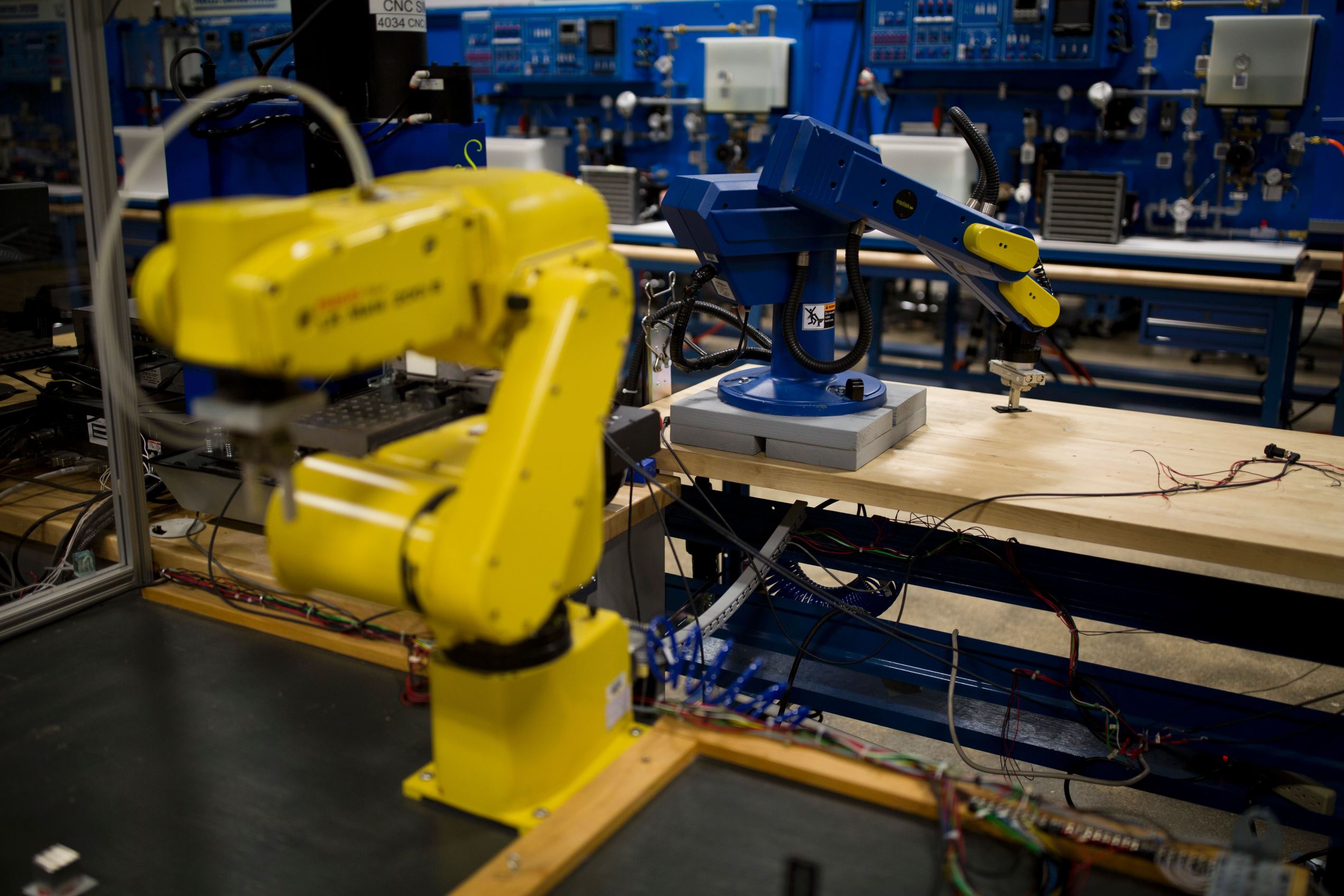 A file picture of a robot.